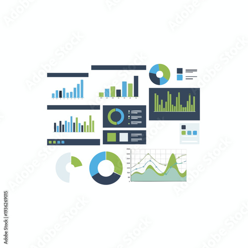 Data Analytics and Business Charts for Market Analysis and Growth Strategies