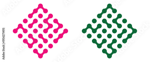 Set of color full meta balls isolated on a white background. Modern contemporary geometric shapes and elements. Meta ball dot icon symbol set Set color meta balls set.