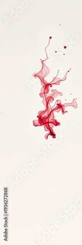 Delicate ink washes bloom and dissipate across a textured canvas, a study in fluid dynamics,  artistic texture,  high-key