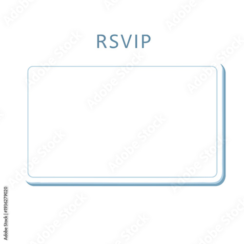 Elegant Event RSVP Card Design for Invitations and Celebrations