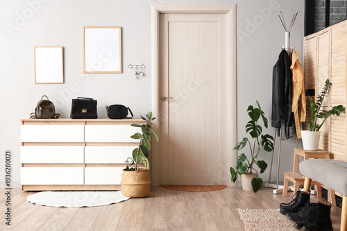 Interior of stylish hall wi...