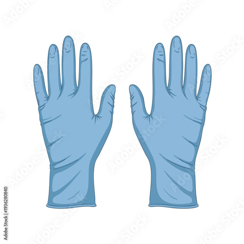 Pair of Medical Disposable Gloves for Hygiene and Safety