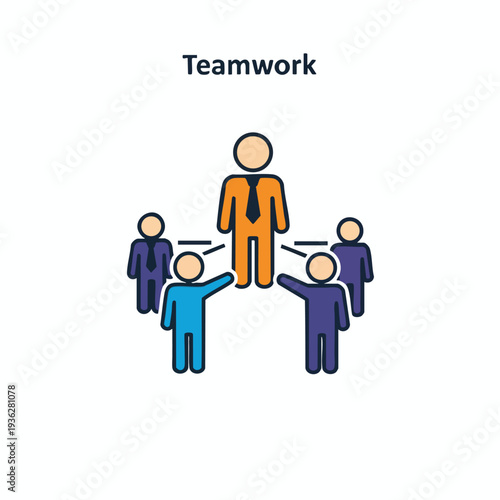 Collaborative Teamwork Concept with Diverse Business Professionals Working Together