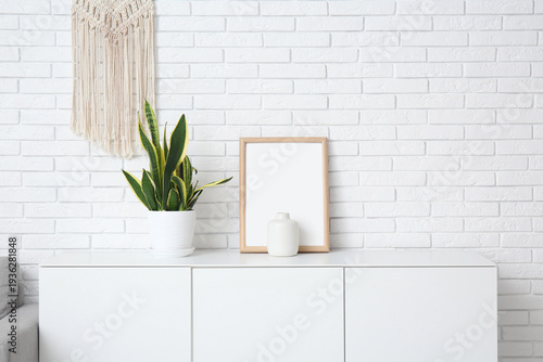 Chest of drawers with house...