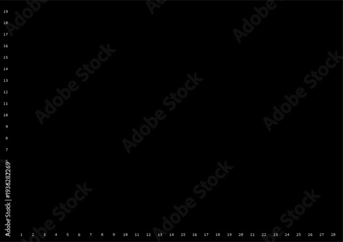 Wave wracked surface. Moving energetic grid structure of fine lines. Simple black and white dynamic background