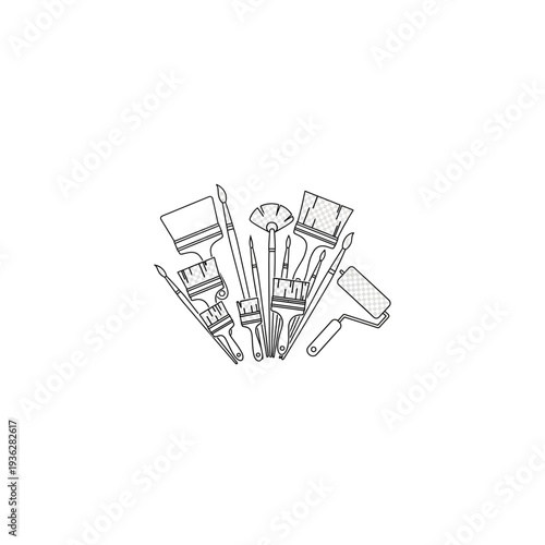 A collection of various office supplies