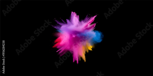 Abstract purple and white colorful background design with glowing fractal patterns and bright light energy motion in a fantasy space illustration