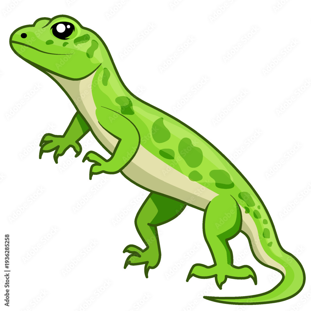 Fototapeta premium Reptile Character Illustration