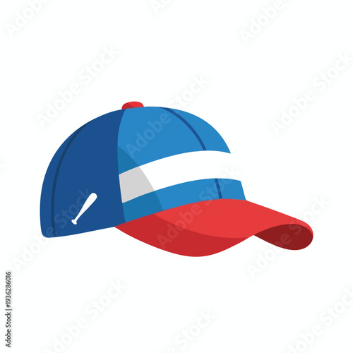 Vibrant Baseball Cap Illustration