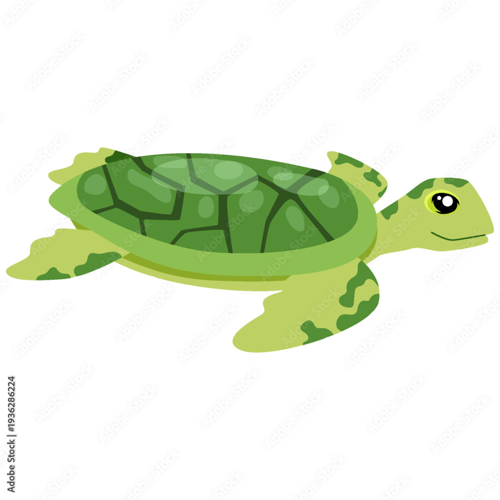 Obraz premium Reptile Character Illustration