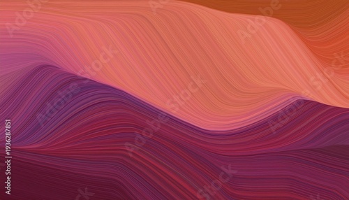flowing header with dark salmon very dark violet and antique fuchsia colors