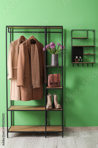 Stylish hallway interior wi...