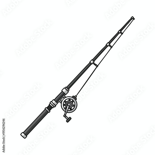 Versatile Fishing Rod with Reel for Freshwater and Saltwater Angling