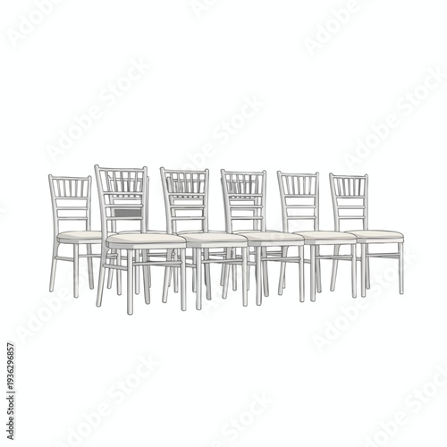 Elegant Modern Dining Room with Large Wooden Table and Stylish Chairs