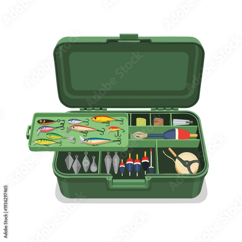 Outdoor Fishing Gear Set with Rods Baits and Accessories for Fishing Enthusiasts