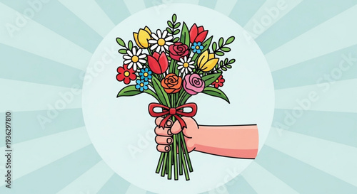 Adorable puppy peeking out of a pink gift box with a golden ribbon on a white background looking cute and playful