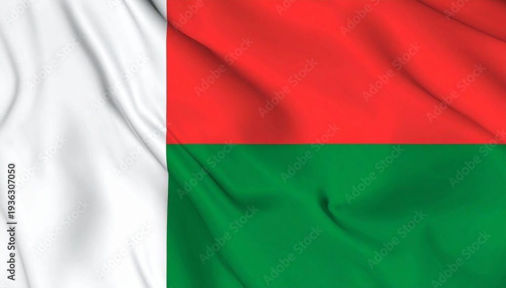 Fototapeta premium flag of Madagascar