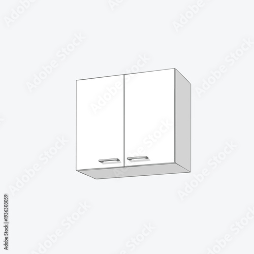 Modern White Wall Mounted Bathroom Cabinet for Storage and Organization