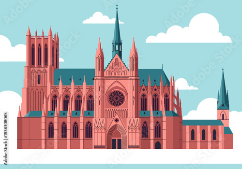 A clean and simple color block design featuring white and light teal.  Perfect for backgrounds, website elements, or abstract graphic projects needing