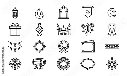 Minimalist Icon Set Grid View