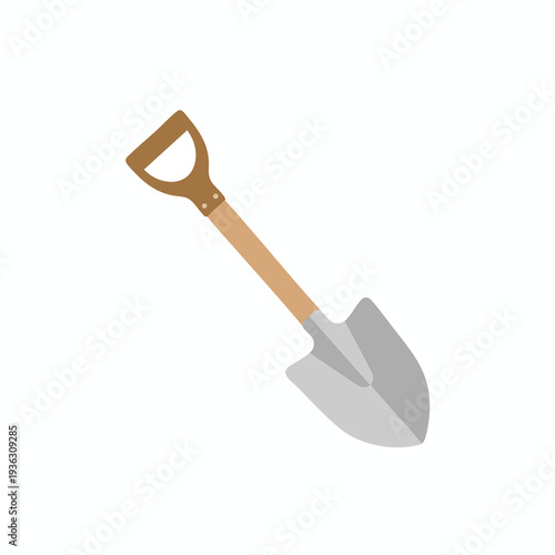 Close up of a Garden Hoe for Construction and Gardening Projects