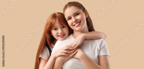 Beautiful young woman with ...