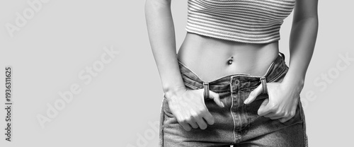 Beautiful young woman with ...