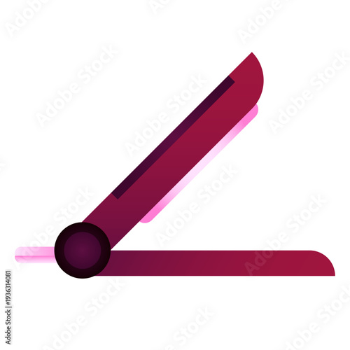 Hair Straightener flat icon