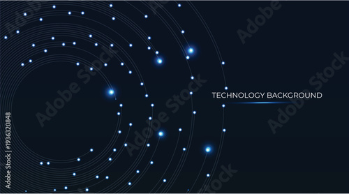 Circular flow of high-speed optical fibers, illuminated by vibrant blue neon pulses. It captures technological innovation, speed and data in motion, the internet, AI, and futuristic connectivity. Tech