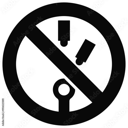 Sign indicating prohibition of smoking and vaping in a specific area isolated on white background, Vector, illustration