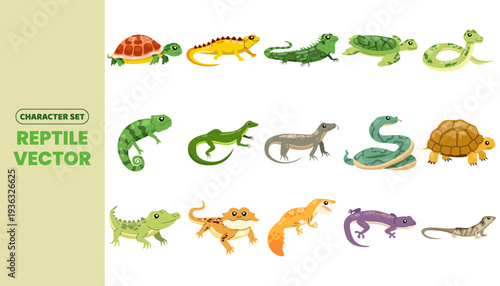 Reptile Character Illustration
