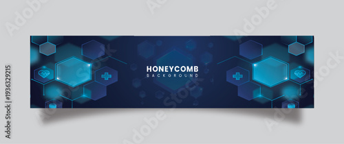 Abstract Background LinkedIn banner design 
