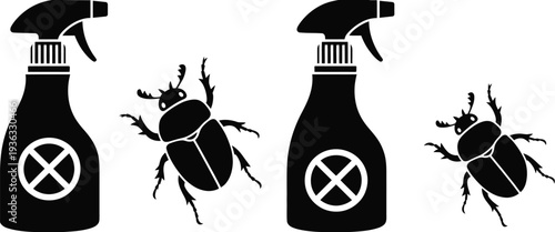 Ants carrying objects on their backs in a line through a forest. isolated on white background, Vector, illustration