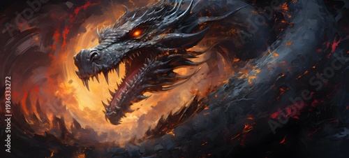 Astral vision Hydra dragon meets cosmos,generative AI