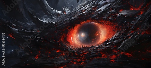 Astral vision Leviathan demon meets cosmos,generative AI