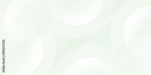Abstract smooth green circle lines minimalist background. Wallpaper design