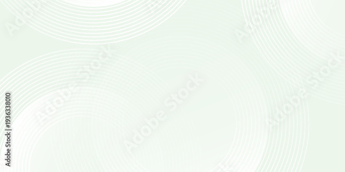 Abstract smooth green circle lines. Modern design. Vector illustratio