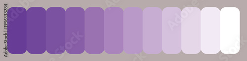 Vibrant purple color palette with gradient shades and