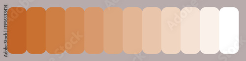 Color palette with various shades of brown and beige tones