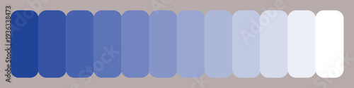 Gradient of blue shades from dark to light on gray background