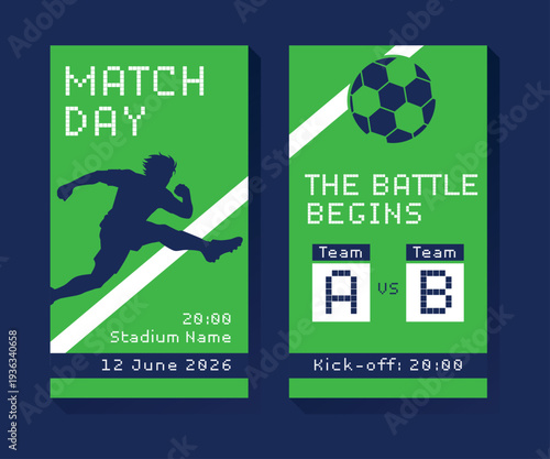 Soccer Social Media Banner Template