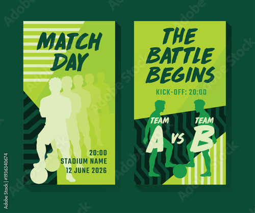 Soccer Social Media Banner Template