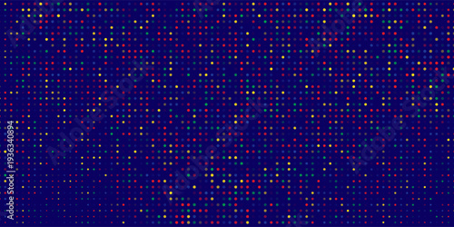 Abstract colorful randomus halftone. Blue tech finance fintech simple background
