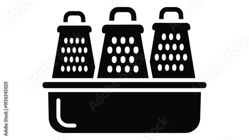 Vegetable grater box for shredding cheese and fresh vegetables in kitchen cooking preparation tools