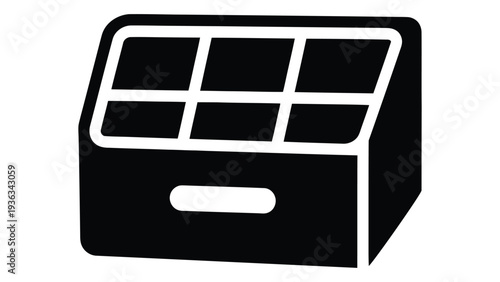 Wooden spice box with six compartments for organized kitchen storage and cooking seasoning set