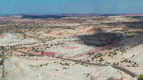 Cloud Shadows Time-lapse Over Utah Desert Landscape – Route 12 Head of the Rocks 
