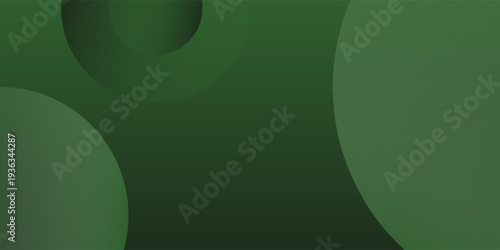 Abstract background of two green oval shapes with soft gradations of light. The soft light in the center of each oval gives the impression of depth and dimension modern