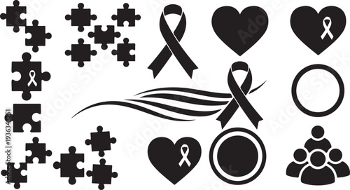 Financial planning and organization concept in black and white