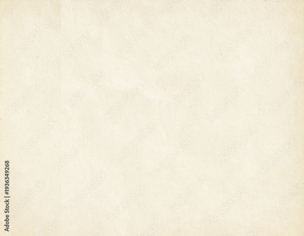 Obraz premium Blank Old Paper Sheet Texture with Natural Fibers and Subtle Stains
