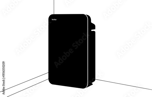 Modern air purifier appliance for indoor climate control